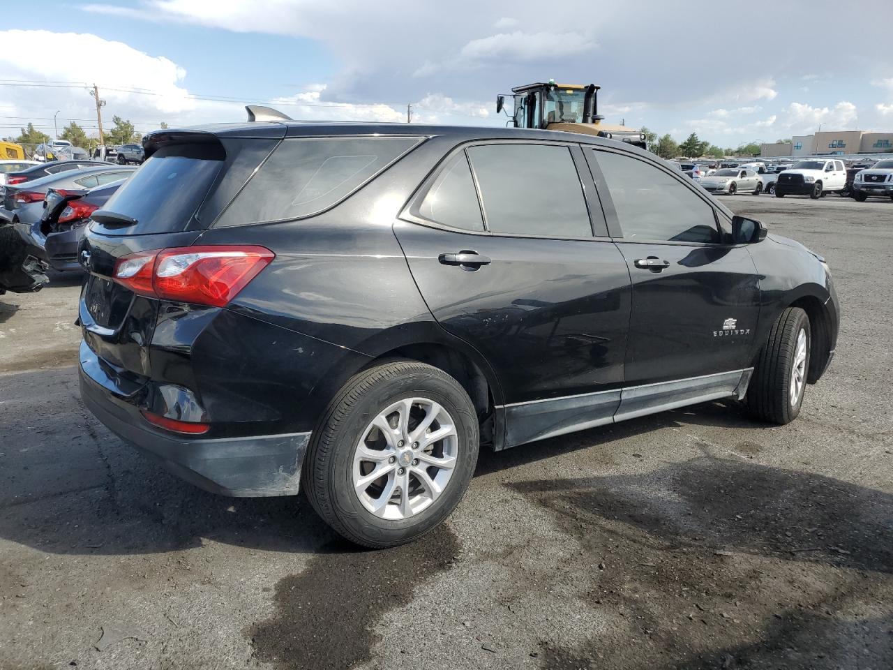 CHEVROLET EQUINOX LS 2019 black  gas 3GNAXHEV6KL289403 photo #4