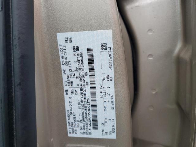 2017 FORD ESCAPE TIT - 1FMCU0JD5HUC22763