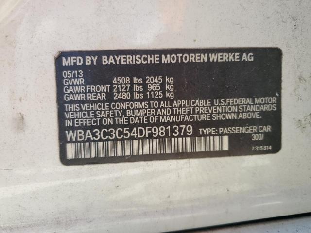 VIN WBA3C3C54DF981379 2013 BMW 3 Series, 320 I Xdrive no.12