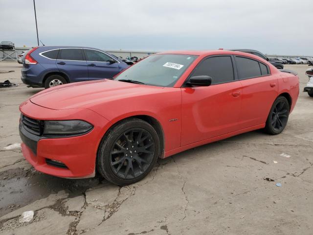 DODGE CHARGER R/ 2017 red  gas 2C3CDXCTXHH593393 photo #1