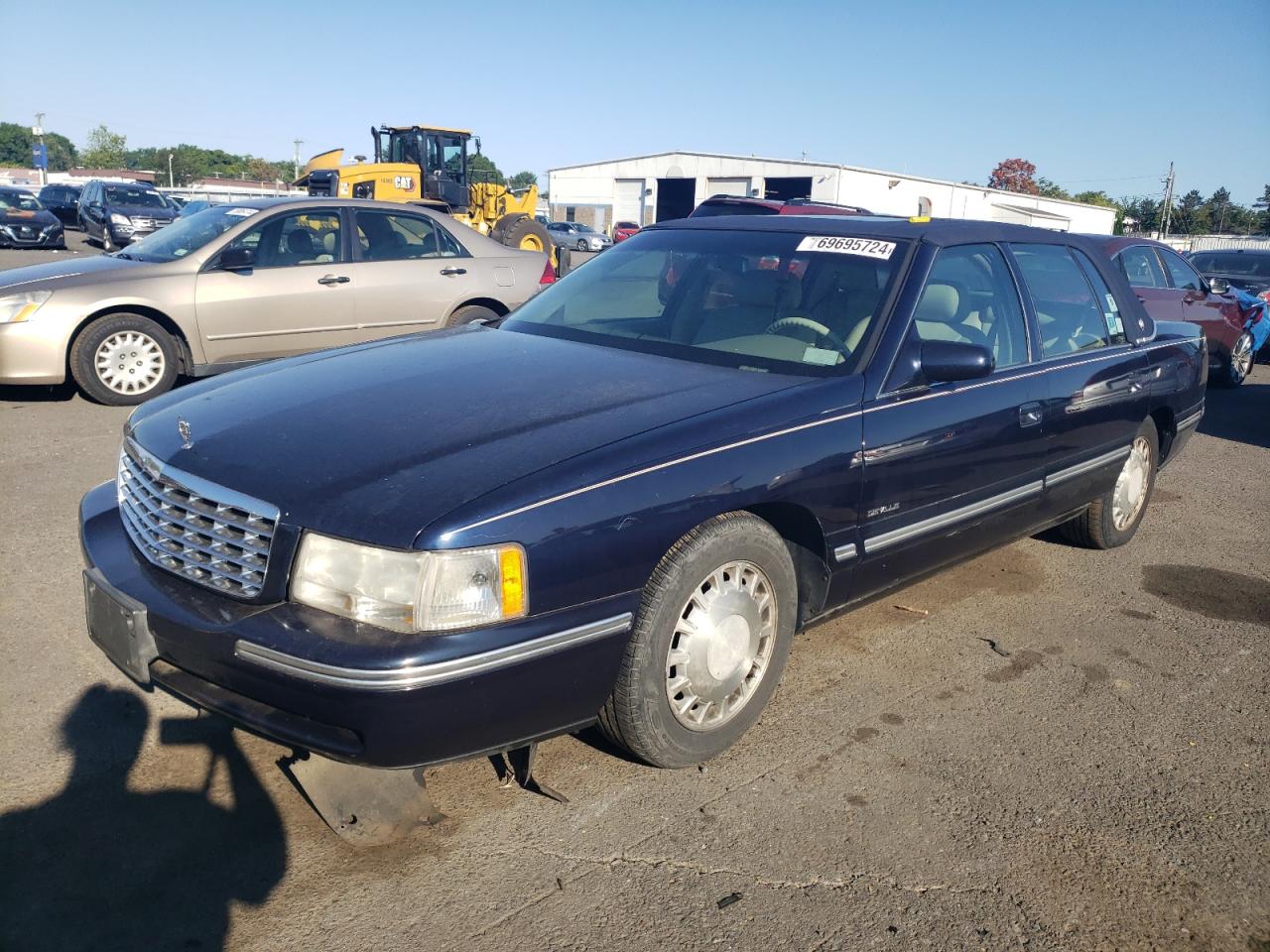 CADILLAC DEVILLE 1997 blue sedan 4d gas 1G6KD52Y7VU226200 photo #1