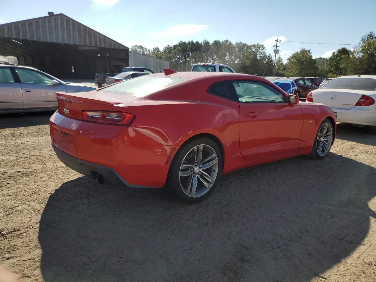 CHEVROLET CAMARO LT 2017 red  gas 1G1FB1RX8H0120630 photo #4