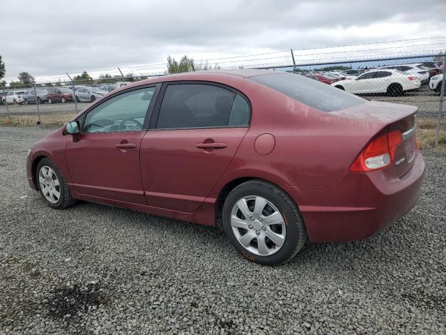 HONDA CIVIC LX 2010 burgundy  gas 19XFA1F59AE067866 photo #3