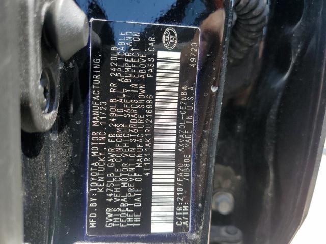 2024 TOYOTA CAMRY LE 4T1R11AK1RU216886  70443244