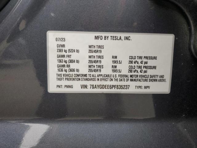 2023 TESLA MODEL Y - 7SAYGDEE6PF835237