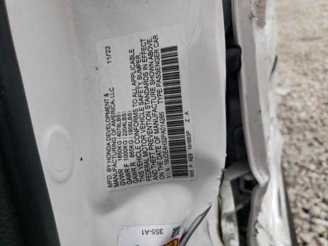 VIN 19UDE4H32PA014285 2023 Acura Integra, A-Spec no.12