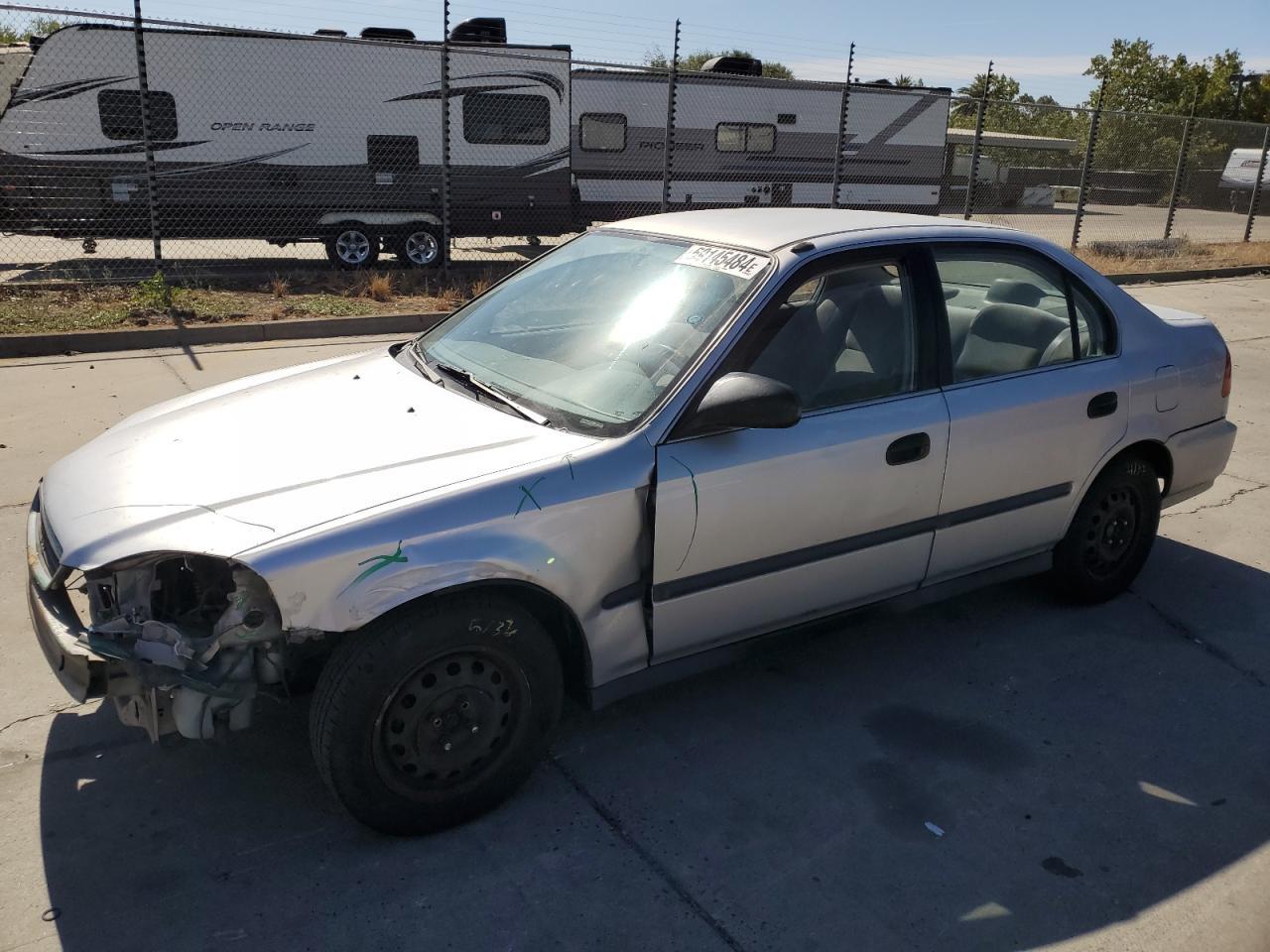 HONDA CIVIC LX 1998 silver  gas 2HGEJ6674WH626229 photo #1