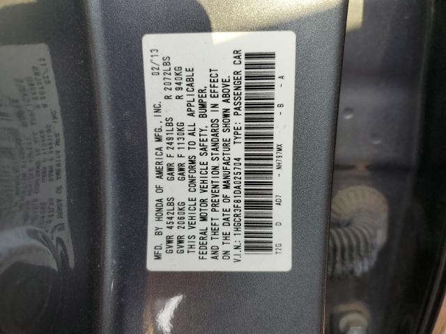 VIN 1HGCR3F81DA025704 2013 Honda Accord, Exl no.12