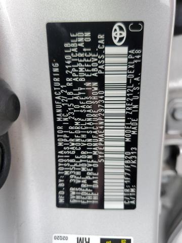 2022 TOYOTA COROLLA LE - 5YFEPMAE4NP297340
