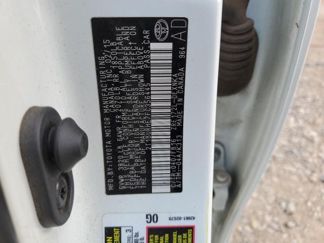 2015 TOYOTA COROLLA L - 2T1BURHE7FC356445