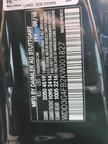 VIN WDD3G4FB2KW001827 2019 MERCEDES-BENZ A-CLASS no.12