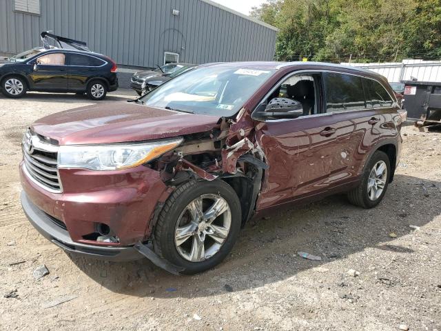 VIN 5TDDKRFH8ES048931 2014 Toyota Highlander, Limited no.1