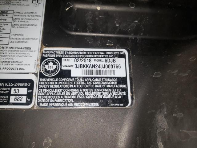 2018 CAN-AM COMMANDER - 3JBKKAN24JJ000766