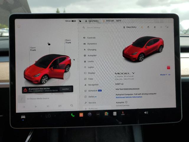 VIN 7SAYGDEE3RA250020 2024 Tesla MODEL Y no.9