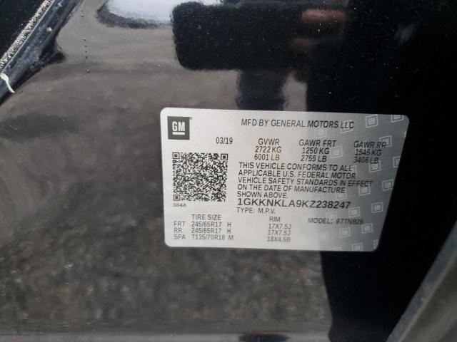 2019 GMC ACADIA SLE - 1GKKNKLA9KZ238247