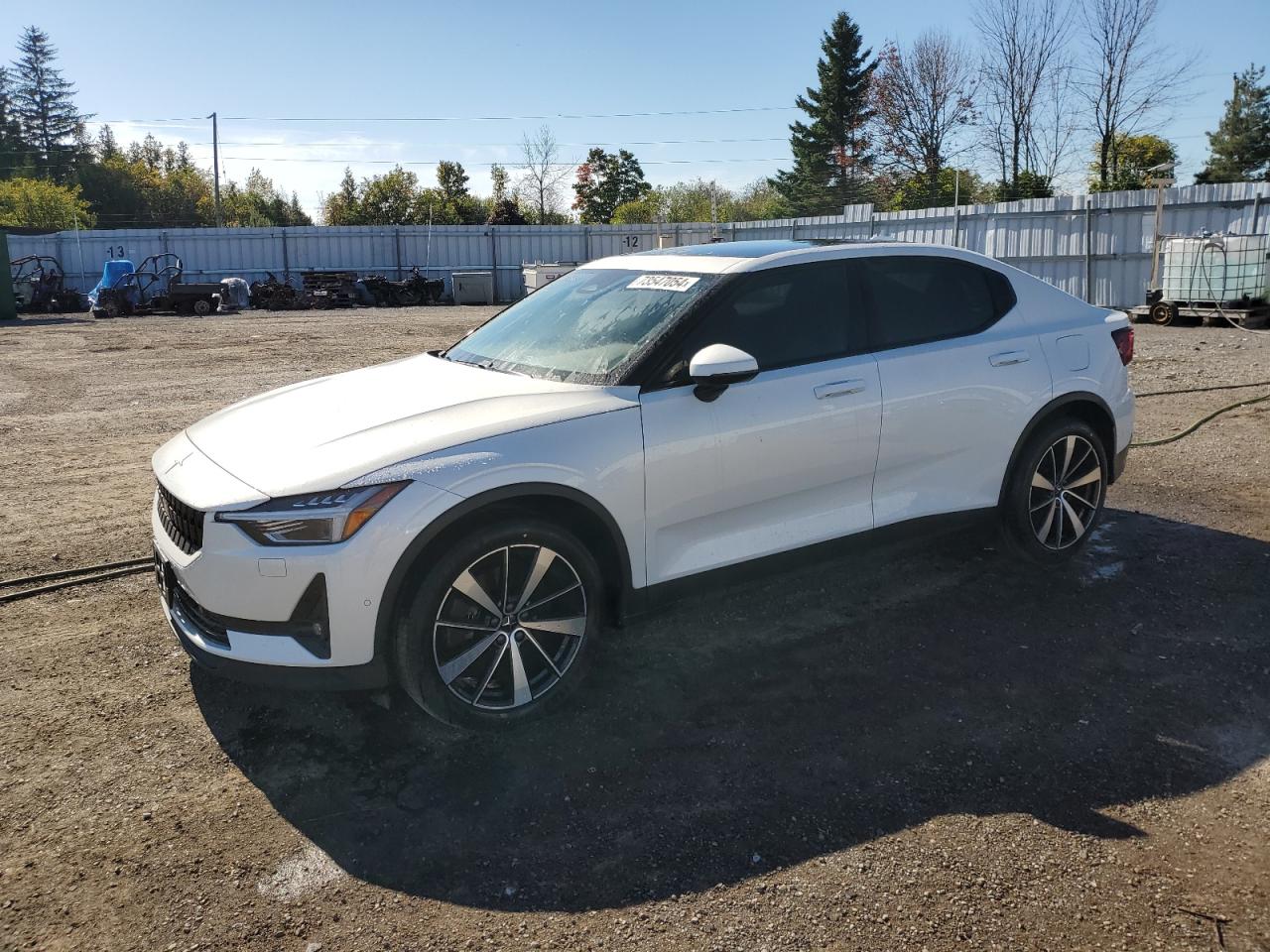 POLESTAR 2 2021 white  electric LPSED3KAXML024286 photo #1