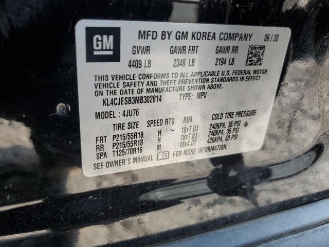 2021 BUICK ENCORE PRE - KL4CJESB3MB302814