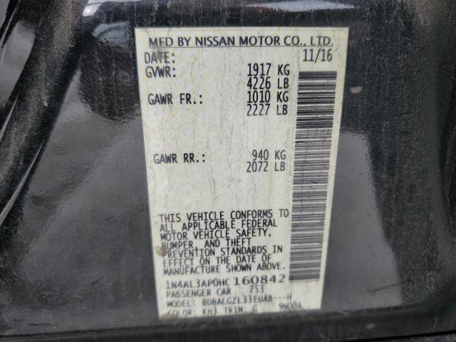 2017 NISSAN ALTIMA 2.5 - 1N4AL3AP0HC160842