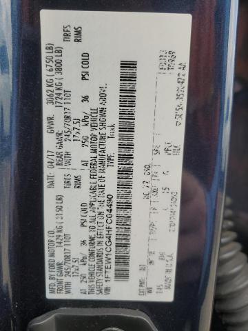 2017 FORD F150 SUPER - 1FTEW1CG4HFC04490