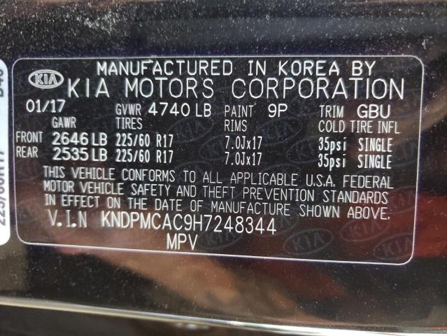 2017 KIA SPORTAGE L - KNDPMCAC9H7248344