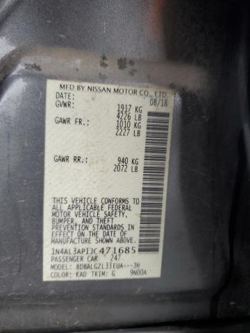 2018 NISSAN 2.5 1N4AL3AP1JC471685