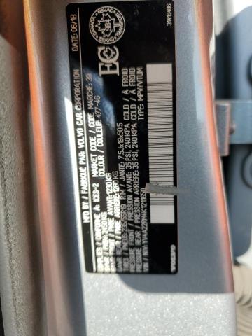 2019 VOLVO XC60 T6 R- YV4A22RM4K1211650