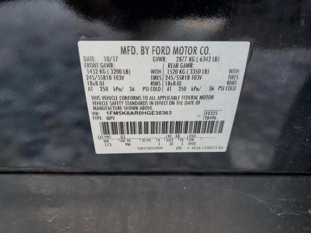 2017 FORD EXPLORER P 1FM5K8AR0HGE30363  69466474