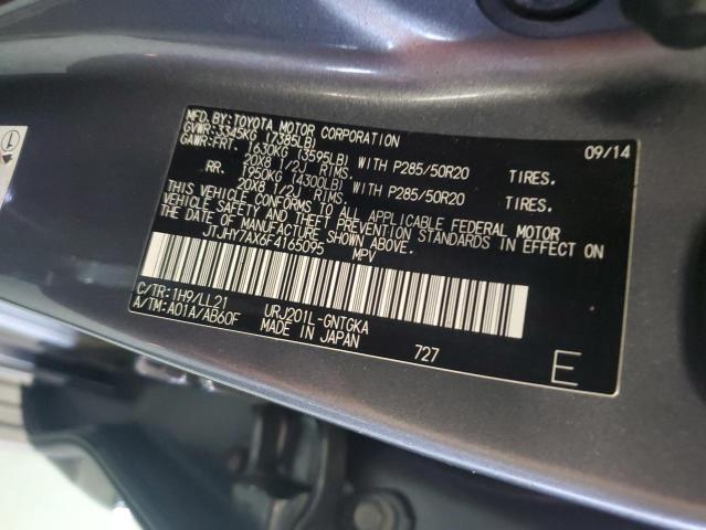 2015 LEXUS LX 570 JTJHY7AX6F4165095
