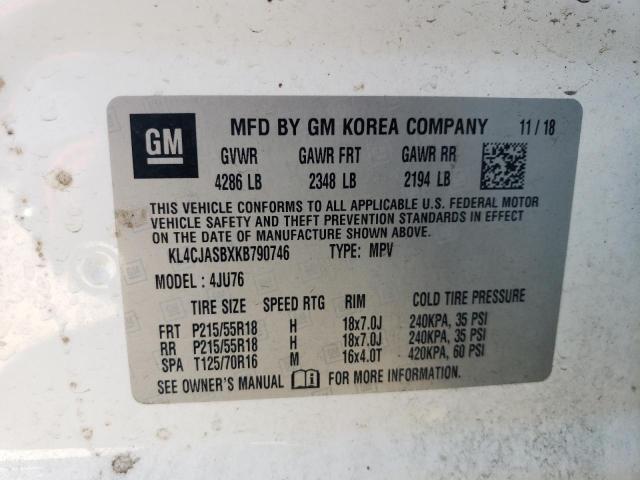 2019 BUICK ENCORE PRE - KL4CJASBXKB790746