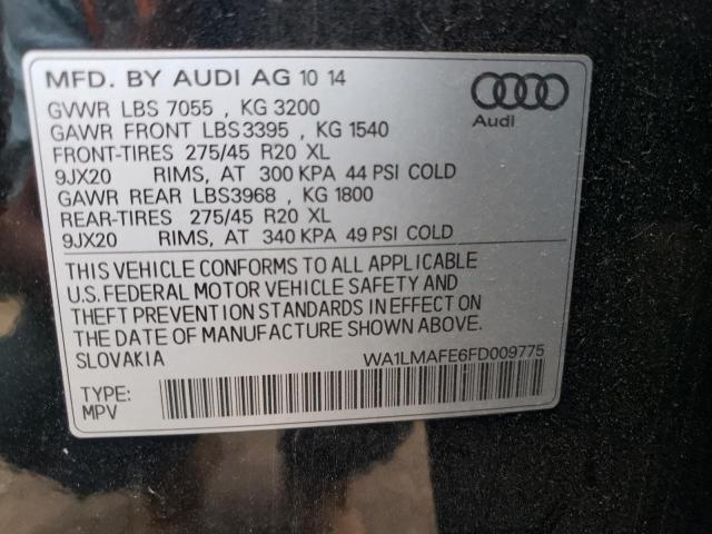 2015 AUDI Q7 TDI PRE - WA1LMAFE6FD009775