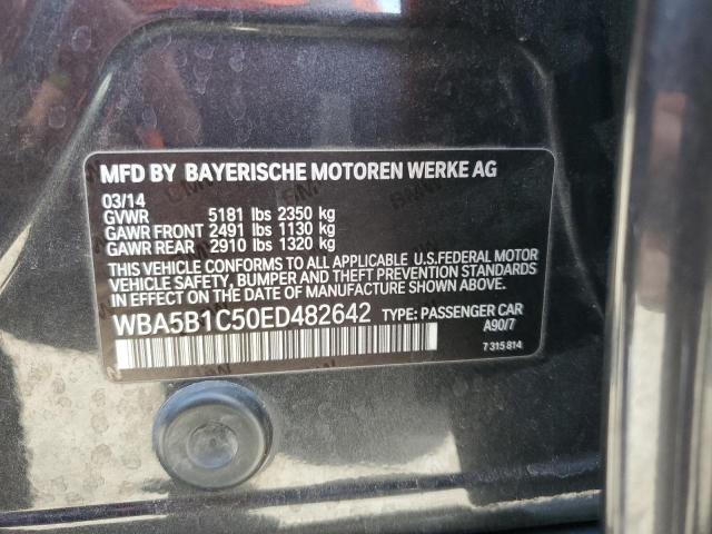 VIN WBA5B1C50ED482642 2014 BMW 5 Series, 535 I no.12