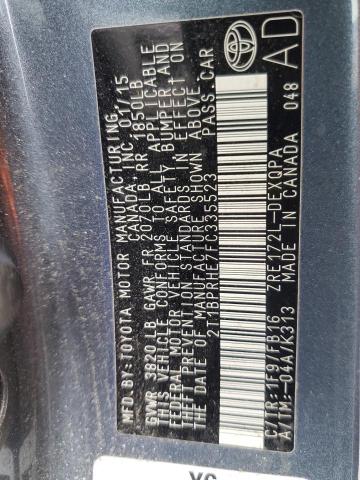 2015 TOYOTA COROLLA EC - 2T1BPRHE7FC335523