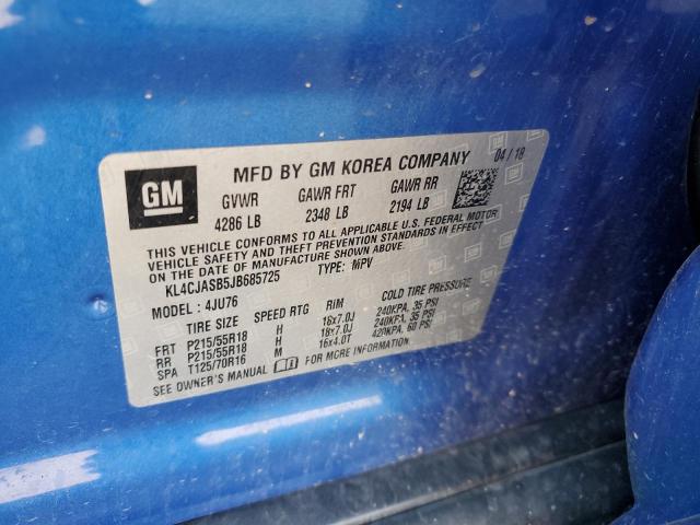 2018 BUICK ENCORE PRE - KL4CJASB5JB685725