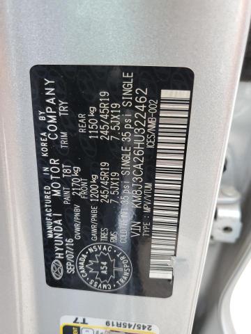 2017 HYUNDAI TUCSON LIM - KM8J3CA26HU322462