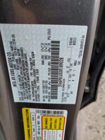 VIN 3FA6P0LUXDR189028 2013 Ford Fusion, Se Hybrid no.12