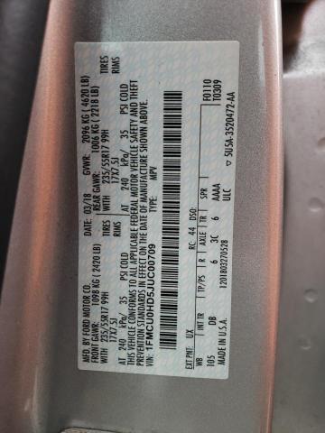 2018 FORD ESCAPE SEL - 1FMCU0HD5JUC00709