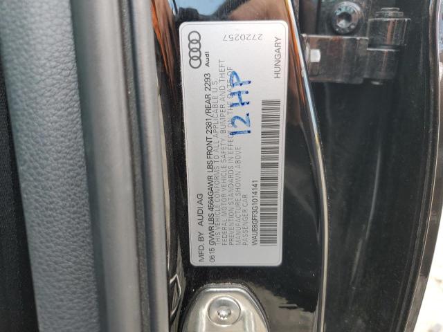 2016 AUDI A3 WAUE8GFF3G1014141