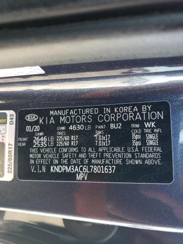 VIN KNDPM3AC6L7801637 2020 KIA Sportage, LX no.13