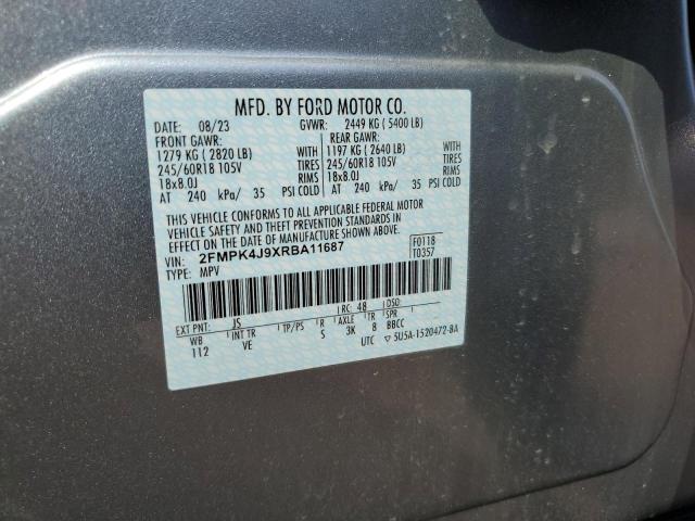 2024 FORD EDGE SEL - 2FMPK4J9XRBA11687