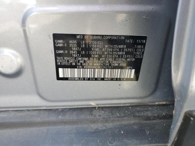 VIN 4S4BSANC6K3262761 2019 Subaru Outback, 2.5I Lim... no.14