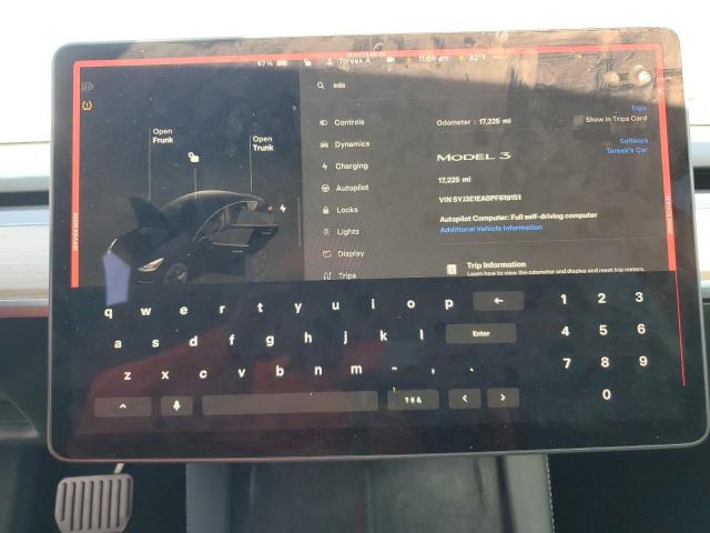 2023 TESLA MODEL 3 - 5YJ3E1EA0PF619151