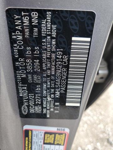 2022 HYUNDAI ELANTRA SE KMHLS4AG9NU291491  70747894