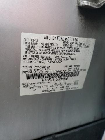 VIN 1FAHP2E81DG210036 2013 Ford Taurus, Sel no.12