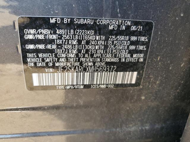 2021 SUBARU FORESTER S - JF2SKARCXMH569372