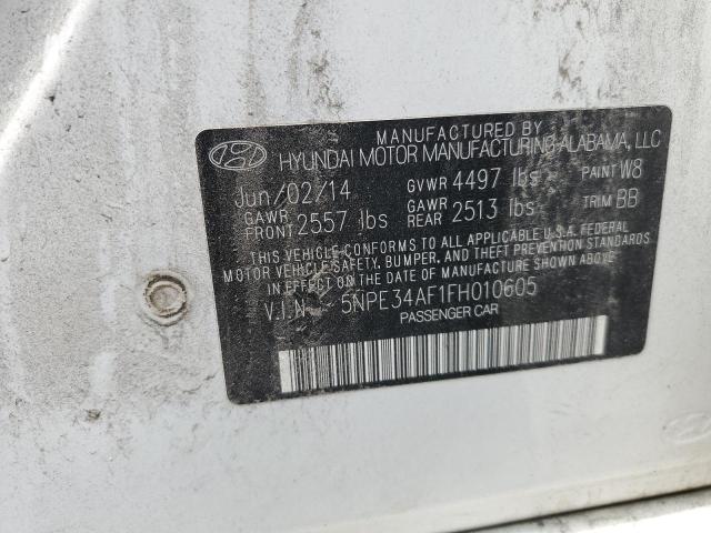 2015 HYUNDAI SONATA SPO - 5NPE34AF1FH010605