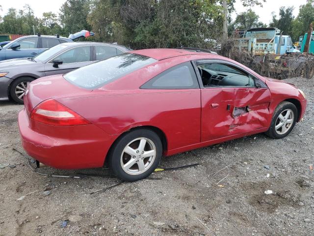 HONDA ACCORD EX 2003 red  gas 1HGCM71793A023878 photo #4