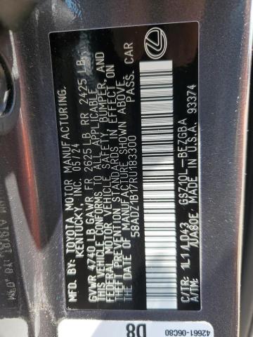 2024 LEXUS ES 350 BAS - 58ADZ1B17RU183300