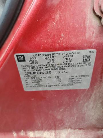 2015 GMC TERRAIN SL - 2GKALMEK5F6219845