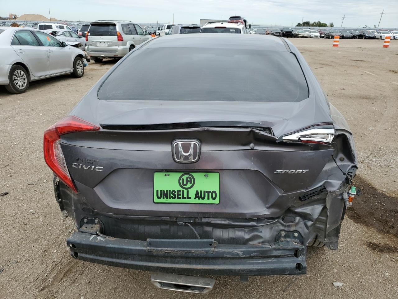 Lot #2970186330 2019 HONDA CIVIC SPOR