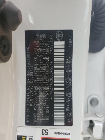 2020 TOYOTA CAMRY TRD - 4T1KZ1AK9LU045614